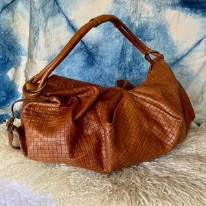 Andrea Brueckner Leather Hobo Bag